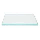 Placa Mezcladora de Vidrio Dental Transparente Clínica(Placa B021) | Superficie Lisa No Porosa, Borde Pulido, Mezcla Uniforme de Polvo Dental y Adhesivos Orales, Uso Profesional