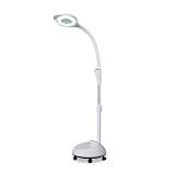 GDBTDL Lámpara Médica Sin Sombras con Aumento 8X, Luz Quirúrgica LED Móvil Ajustable, 360° Giratoria para Clínica Dental Veterinaria, Exámenes Sin Parpadeo.