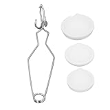 Juego de crisol de cuarzo 250 g 150 g 100 g con soporte acero inoxidable para fundir oro plata cobre ideal joyería metalurgia herramientas laboratorio fundición temperatura alta