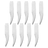 10 Unidades Pinzas de Pesas Calibradas de Metal, Plata, para balanza | Uso en Laboratorio y Aula, Agarre Antideslizante, 7,5x1,2x0,8cm, para Técnicos y Joyeros