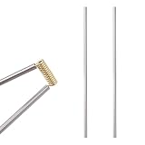 NICENEEDED 2 PCS Herramienta de Instalación de Repuesto para Resorte de Pinza para el Cabello, Herramienta de Reparación Rápida de Acero Inoxidable de 12mm para Clips de Garra