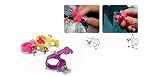 Estirador de agujas ergonómico con corta hilos, estirador agujas patchwork, costura y manualidades