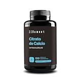 Citrato de Calcio con D3 + K2 - Dientes, Huesos y Músculos - 120 Cápsulas | el Calcio contribuye al mantenimiento de los huesos - Alta Biodisponibilidad - Vegetariano - 2 al Día, 2 Meses