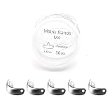 Alicates de colocación dental, bandas de matriz seccional dental, pinzas separadoras, pinzas de colocación, herramientas de material de odontología. (50 matrices de 4,5 mm)