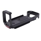 Fabater Soporte en L de Placa de Liberación Rápida con Agarre Manual, Soporte en L con Agarre Manual de Metal con Orificios para Tornillos de 1/4 pulg. para Hasselblad X2D X2DII
