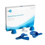 Kit de Impresión Dental en Casa | incluye Cubetas arco Superior + Inferior + Masilla moldeado | Fácil y Rápido | para fabricación de Férulas, Dentistas | Homologado UE, EEUU