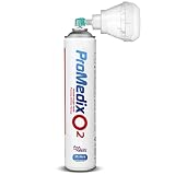 ProMedix PR-994 Inhalador de Oxígeno Portátil para Inhalación | Boquilla Universal | Oxígeno en Lata 12L 99,4% (1)