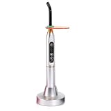 Máquina De Curado Uv Dental, Máquina De Curado De Resina Uv Para Materiales De Resina Dental, Luz Led Con Salida De 1500 Mw/cm² Y Base De Carga, Color Plata.