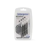 Interprox Plus X-Maxi - Cepillos interdentales (4 unidades), color gris | X-Maxi - Cepillo cónico angular, color gris, paquete de 4, cepillos interdentales