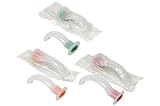 Kit 5 Cannule di Guedel di Diverse Misure Una Per Lunghezza 60,70,80,90,100 mm
