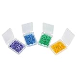 Cuñas dentales de 4 cajas, cuña plástica disponible de la fijación del diastema con colores del agujero 4