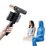 Revopoint INSPIRE 2 Escáner 3D, Precisión hasta 0,03 mm, Premium | Láser Multilínea y Luz Estructurada, Escaneo Inalámbrico y Exterior, a Todo Color, para iOS/Android/macOS/Win10/11