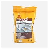 SIKA - Minipack Mortero de Reparación - Gris - 5kg | Listo para usar - Repara y regulariza hormigón - Reforzado con microfibras - Para restauración de superficies