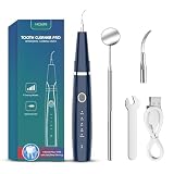 HOKIN Limpieza Dental 5 Piezas de Acero Inoxidable Blanqueamiento Dental Para Hombres, Mujeres, Niños y Mascota (Azul)