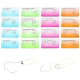 PHYNDR 8 piezas de material de sutura con agujas de práctica – kit de sutura quirúrgica, kit de práctica de sutura, recambio de aguja e hilo, para la sutura de heridas, ideal para prácticas