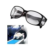 UIGJIOG Gafas de Rayos X de 0,75 Mmpb Gafas de Plomo de protección contra la radiación Productos protección radiología Gafas Rayos X para Adultos con Lente Protectora de Plomo Montura Negra