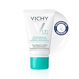 Vichy, Desodorante Tratamiento Antitranspirante en crema 7 días, 30 ml | Desodorante en crema para controlar la sudoración intensa. Reduce las rojeces, la sensación de ardor y las molestias.