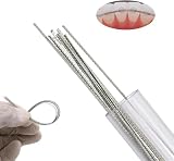 10 Piezas de retenedores linguales dentales, alambres de retención, tamaños de 0,010 a 0,028/0,032 Pulgadas, Alambre de retenedor ortodóntico para estabilización Dental y Uso odontológico