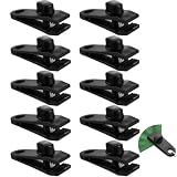 10 Piezas Clips para Lonas de Nailon con Dientes Invertidos Regulables | Pinzas Abrazadera Tela Clips para Lona, Toldos, Tela, Tiendas de Campaña, Cubiertas de Piscina y Cuerdas de Viento Exterior