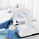 Aspirador dental 2 en 1 de sobremesa, colector de polvo portátil con manguera retráctil, for salón de uñas y laboratorio dental.