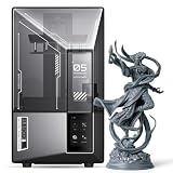 ELEGOO Mars 5 Ultra 9K Impresora 3D de Resina, 150mm/h de velocidad | Nivelación Automática y Detección Inteligente, WiFi-Transferencia,153,36 x 77,76 x 165 mm³