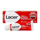 LACER - Pasta de Dientes 50 ml, Previene la Caries, Mantiene la Boca Sana, Alto Contenido en Flúor, Evita la Formación de la Placa Dental, Fortalece el Esmalte, Dentífrico con Acción Antimicrobiana