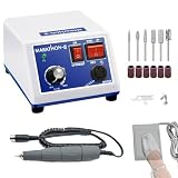 Clickovia Micromotor Pulidora, Pulidora de Laboratorio para Joyería, 65 W, 220 V, Micromotor Eléctrico, 35000 RPM, Pulidora Eléctrica para Laboratorio de Joyería, Cerámica y Trabajos de Vidrio