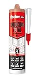 fischer - Solución Total Terracota | Silicona Terracota Exterior y Sellador Adhesivo MS | Ideal para Hormigón, Ladrillo y Más | 290 ml