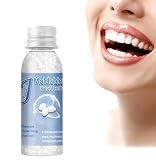 Kit de Reparación de Dientes Temporal,10 ml Reemplazos de Dientes Temporales,Dientes Falsos Moldeables Temporales para Reparar el Relleno del Diente Roto Faltante,Ajuste Instantáneo y Sonrisa Segura