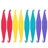 WeddHuis Juego de 8 Herramientas para el Manejo de Gomas Elásticas de Goma,Bandas Elásticos de Goma para Ortodoncia,Gancho Elástico Dental