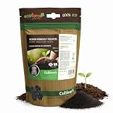 CULTIVERS Abono Universal Ácidos Húmicos Fúlvicos y Potasio 250 g Ecológico 82% | Fertilizante Soluble Concentrado de Leonardita | Mejorador de suelo para plantas Potencia tu huerto y jardín