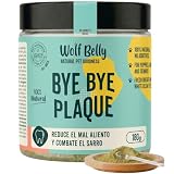 Wolf Belly - Polvos para Mal Aliento Perros y Gatos 100% Natural (180 g) | Limpieza dientes, Reduce sarro y placa, Alternativa cepillo de dientes, Alga Ascophyllum, Larga duración, Hecho en España