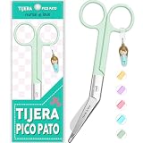 Nurse is Love Tijeras Mayo Punta Roma - Tijeras de Primeros Auxilios para Vendajes | Kit Primeros Auxilios | Acero Inoxidable | Diseño Exclusivo con Charm Gr