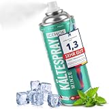ICEHOF Spray frío Sport, spray médico para hielo, 400 ml, spray de enfriamiento para deportes y uso diario, fútbol, entrenamiento, enfriamiento instantáneo en caso de contusiones, esguinces, hinchazón