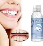 Reemplazos de Dientes Temporales,Kit de Reparación de Dientes Temporal,Dientes Falsos Moldeables Temporales para Reparar el Relleno del Diente Roto Faltante,Ajuste Instantáneo y Sonrisa Segura,30ml