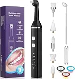 Pulidor Dental, Limpiador de Sarro Dental Eléctrico para Blanquear Dientes | Limpiador Sarro Dental para Quita Sarro Dental y Blanqueamiento Dental, Kit Blanqueador Dental Profesional 3 Pasta de Pulido