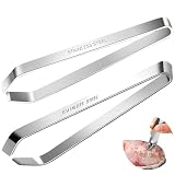YAOYYG 2 Piezas Alicates Profesionales para Espinas | Pinzas para Pescado de Acero Inoxidable, Pinzas de cocina, Ideal para Salmón, Aves y Jamón