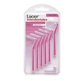 LACER - Cepillo Interdental Angular Ultrafino 6 Unidade, Mango Angulado, Máxima Eficacia, Filamentos Tynex, Previene y Elimina la Placa Bacteriana, Cerdas Suaves
