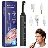 Limpiador de sarro con 5 cabezales, pulidor de dientes, juego profesional de limpieza dental con 5 modos para limpieza dental y blanqueamiento de dientes, para pulir después de la limpieza dental