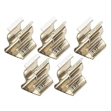10 clips de rizo de resorte de herramientas resistentes que proporcionan un almacenamiento y sujeción fiables para herramientas, tuberías y equipos de jardinería en varios espacios (6 mm)