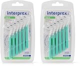 Cepillo interproximal verde Micro Plus de Interprox, 0,56 mm, paquete de 12 unidades