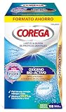 Corega Oxígeno Bio-Activo, Tabletas Prótesis Dentales, Pack 108 | Tabletas limpiadoras prótesis dentales, limpieza en 3 minutos, ayuda a eliminar manchas y olores, uso diario
