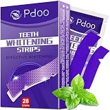 Tiras Blanqueadoras Dientes Moradas - 28 Tiras | Kit Blanqueador Dental Profesional con Tecnología Púrpura Correctora de Color | Blanqueamiento Dental Seguro para el Esmalte y Resultados Rápidos