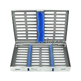 MY AR Store Bandeja de casete de esterilización, autoclave de diseño premium para dental, organizador de instrumentos para 5, 7, 10, 15 y 20 piezas (10 unidades de casete de sujeción)